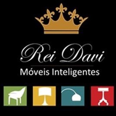 Logomarca original Rei Davi Móveis Inteligentes
